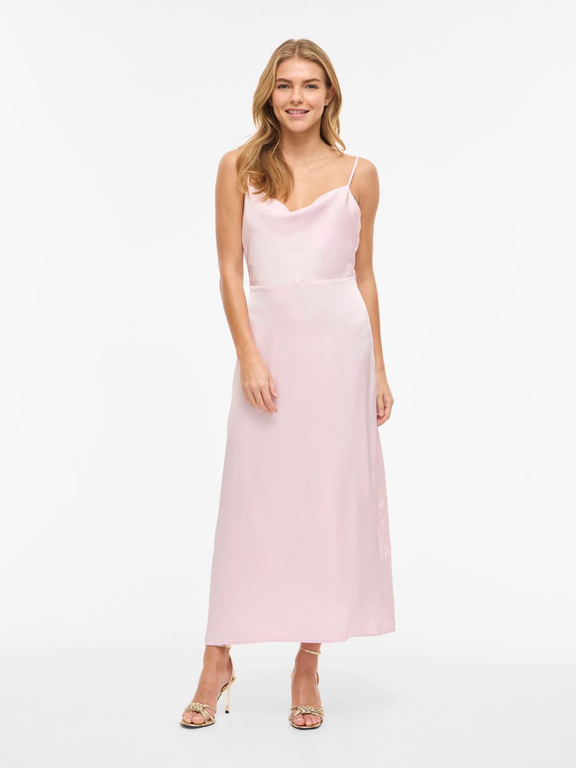 VIRAVENNA Long Dress - Cherry Blossom - VERO MODA & VILA Bergvik